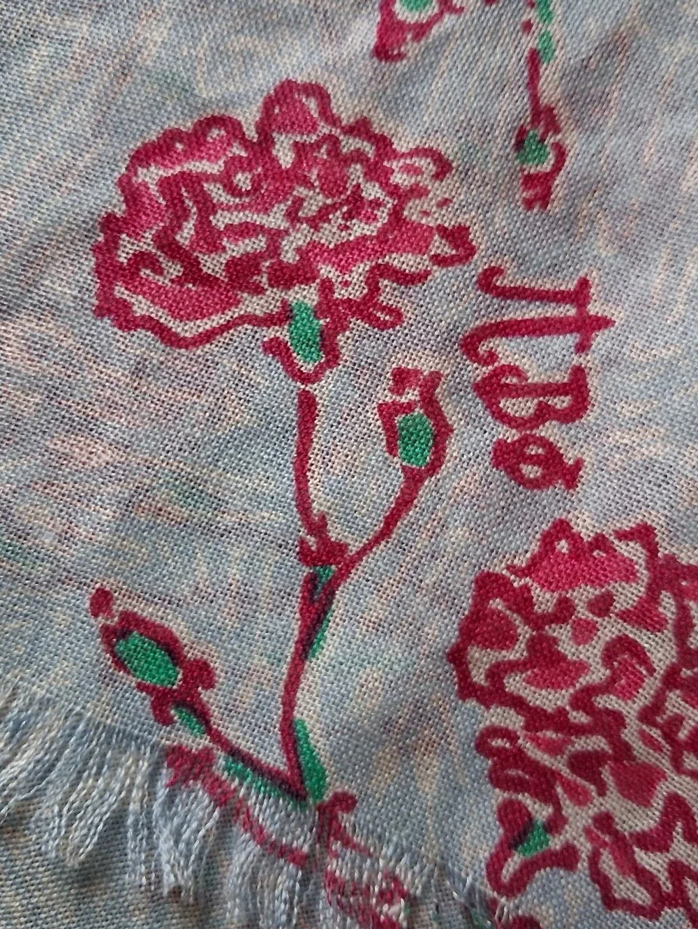 Lilly Pulitzer Murfette Scarf Sorority Pi Beta Phi Silk/cashmere EUC